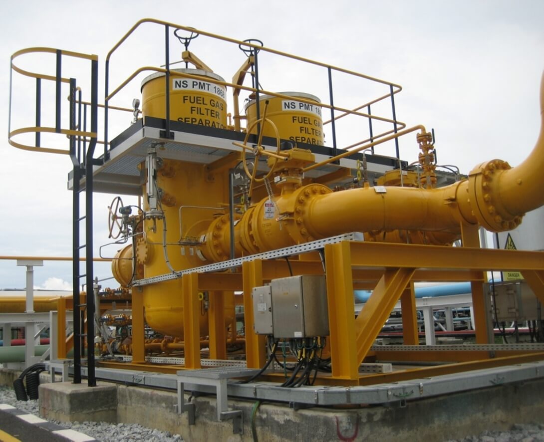 Natural filter separator Petrogas