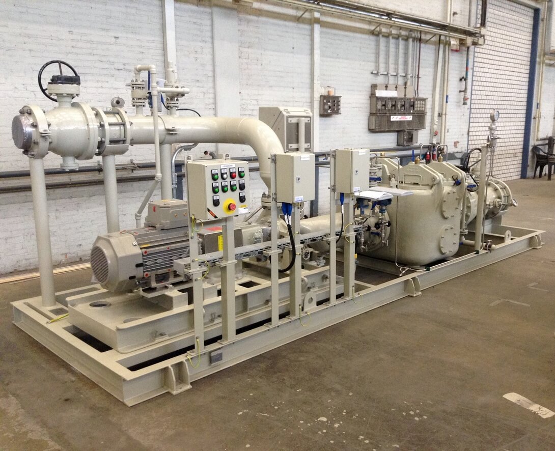 Unloading pump skid Petrogas